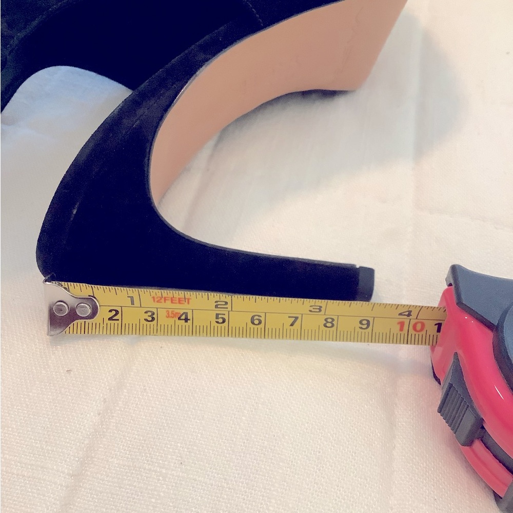 Via Spiga Black Suede Slingback Heels - Picture 6 of 6